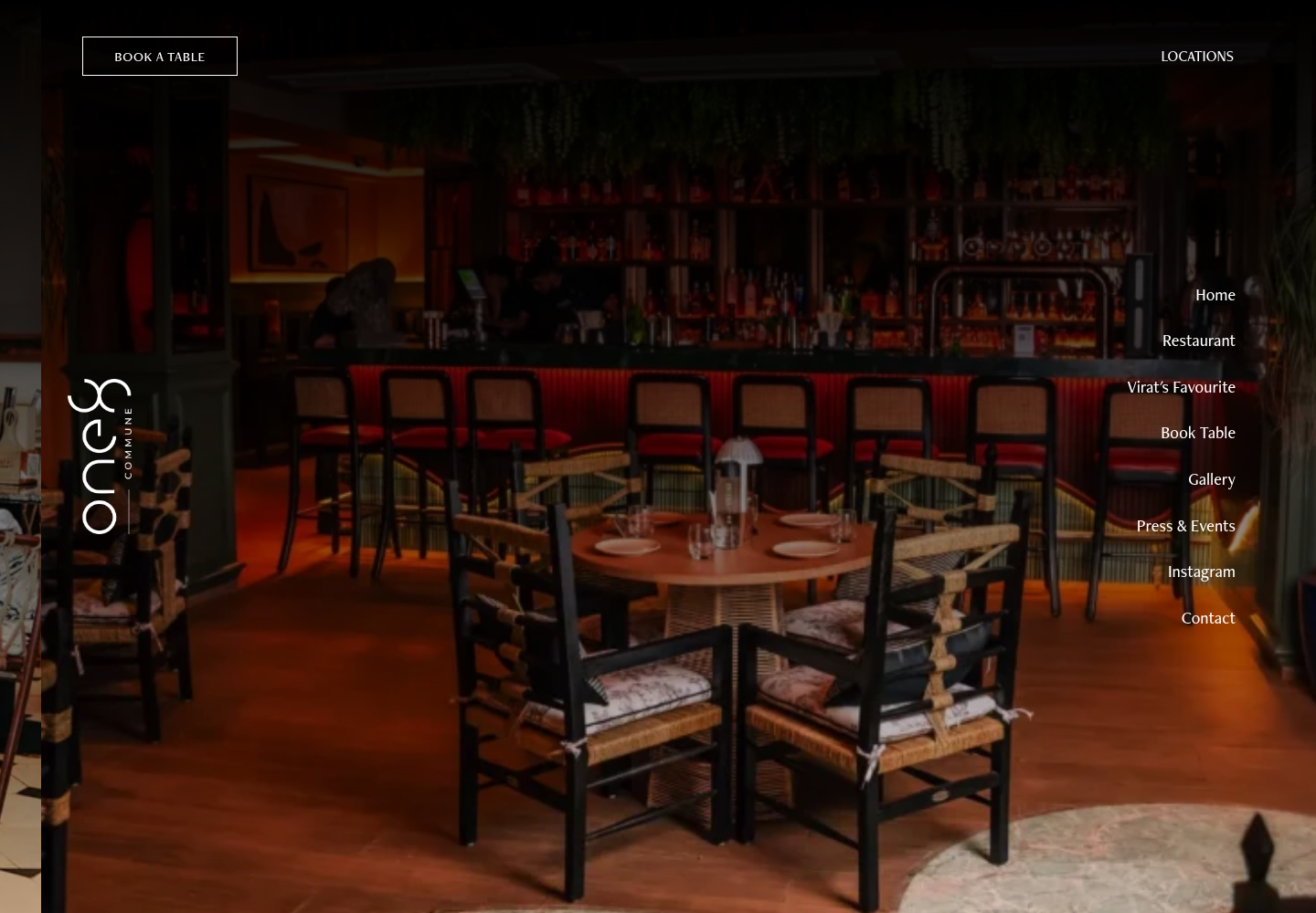 One8 Commune microsite screenshot